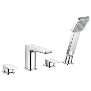 Aquaflow Alto 4 Hole Bath Shower Mixer Tap