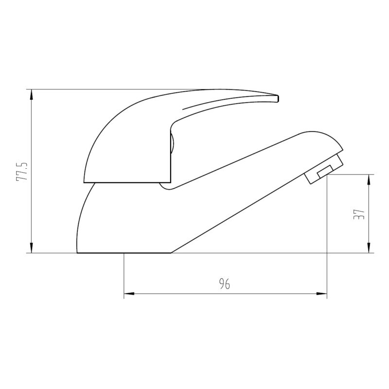 Aquaflow Compact Bath Taps
