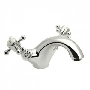 Aquaflow Edwardian Mono Basin Mixer with Click Clack Waste