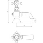 Aquaflow Edwardian Bath Taps