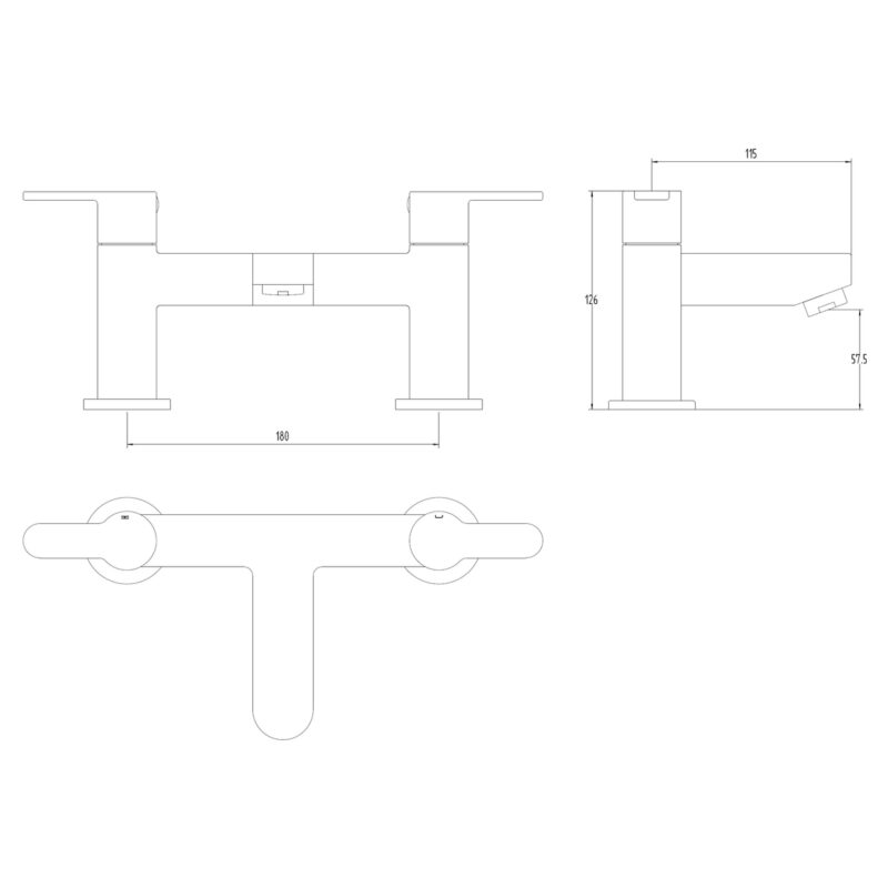 Aquaflow Luna Bath Filler