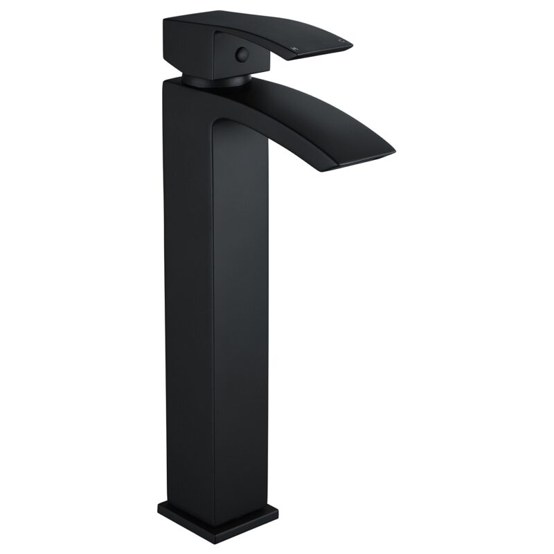 Aquaflow Onyx Black Tall Basin Mixer Aquaflow Onyx Black Tall Basin Mixer