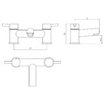 Aquaflow Petit Bath Filler