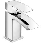 Aquaflow Pure Mono Basin Mixer with Click Clack Waste