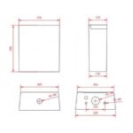 Aquaceramica Piccolo Close Coupled Cistern