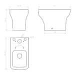 Aquaceramica Bella WC Pan