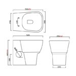 Aquaceramica Italia Cubix Back To Wall Pan