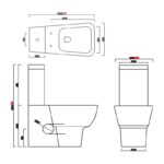 Aquaceramica Italia Cubix WC Cistern
