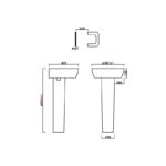 Aquaceramica Italia Cubix Pedestal