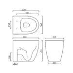 Aquaceramica Italia Emme Back To Wall Pan