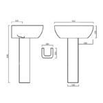 Aquaceramica Italia Emme Pedestal