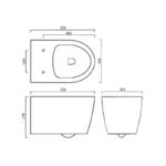 Aquaceramica Italia Emme Wall Hung Pan