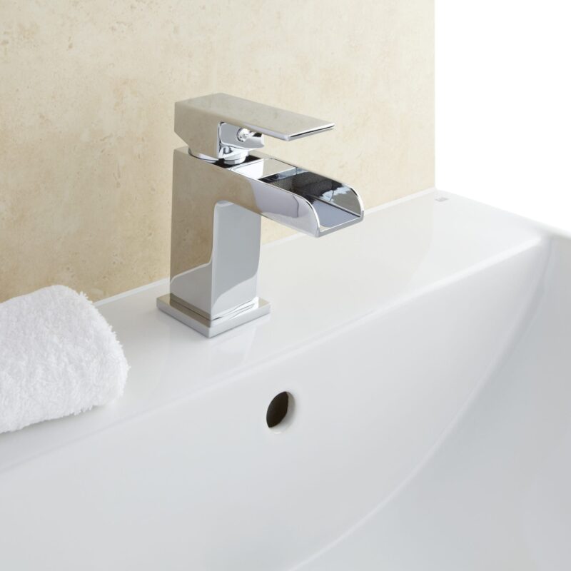 Aquaflow Stream Mono Basin Mixer with Click-Clack Waste