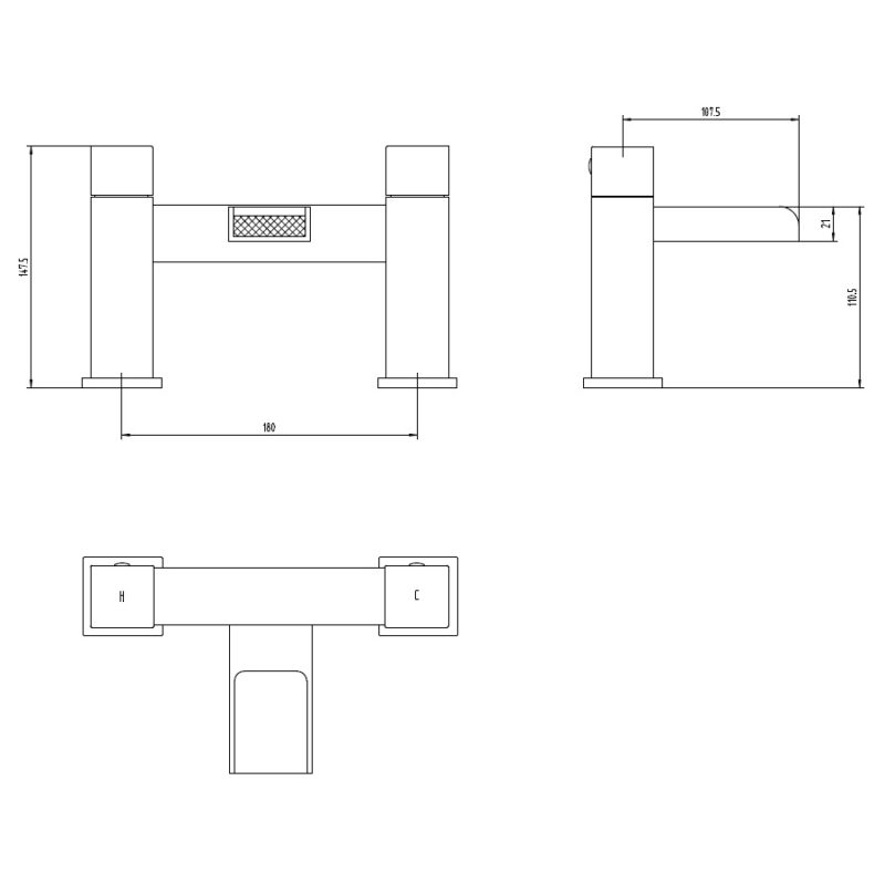 Aquaflow Trac Bath Filler