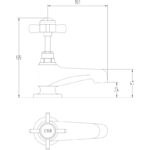 Aquaflow Victorian Basin Taps