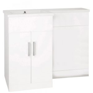 Aquatrend Petite Gloss White WC Unit