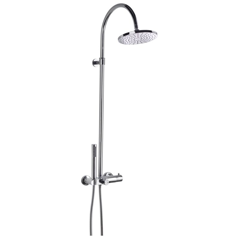 Aquaflow Fusion Thermostatic Shower Column