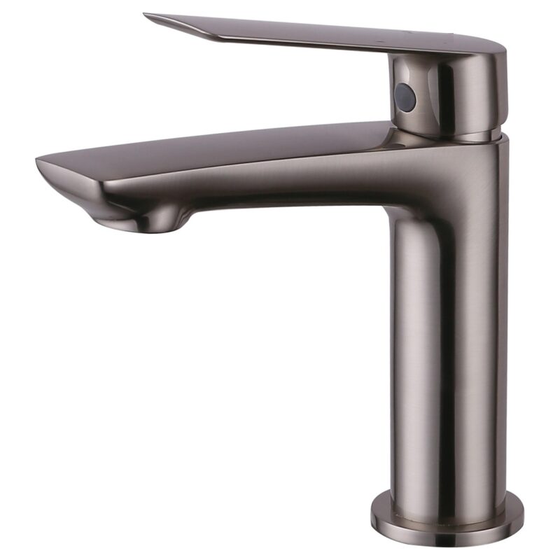 Aquaflow Sleek Basin Mixer Matt Rhodium Aquaflow Sleek Basin Mixer Matt Rhodium