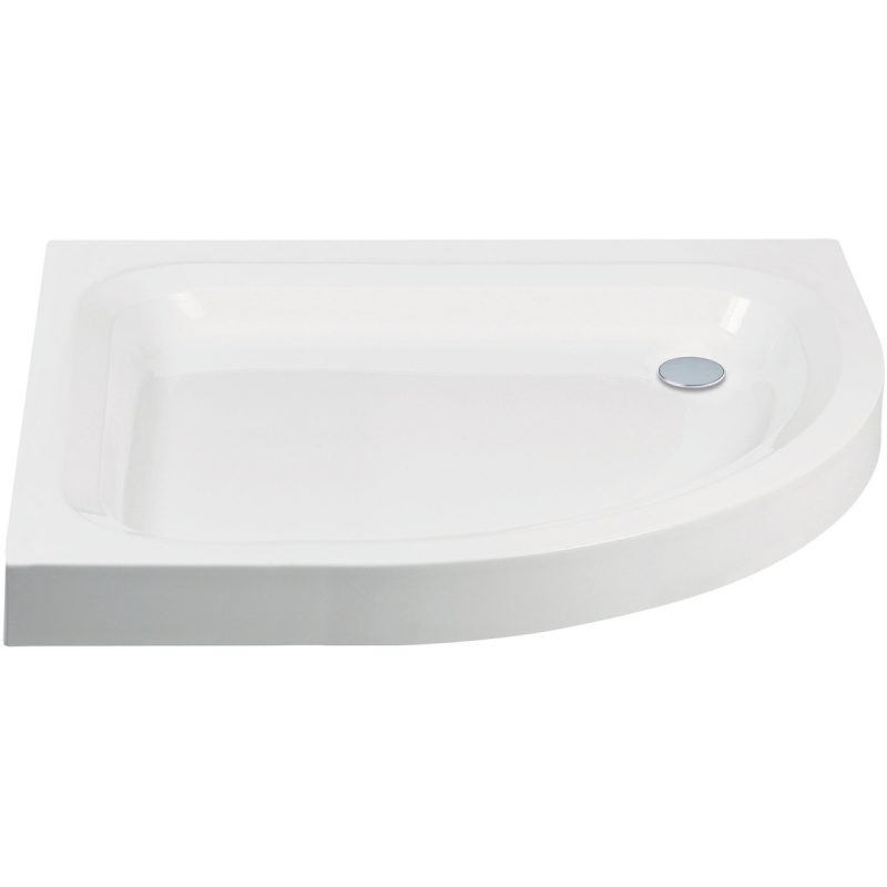 Aquaglass 900x760mm Quadrant RH Shower Tray
