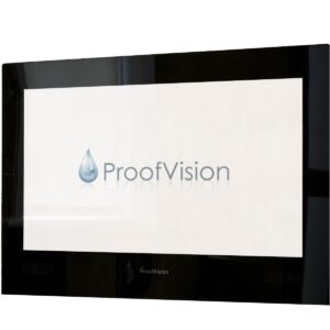 Frontline Black Finish 24" Bathroom TV