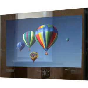 Frontline Mirrored Finish 24" Bathroom TV