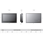 Frontline Mirrored Finish 24" Bathroom TV