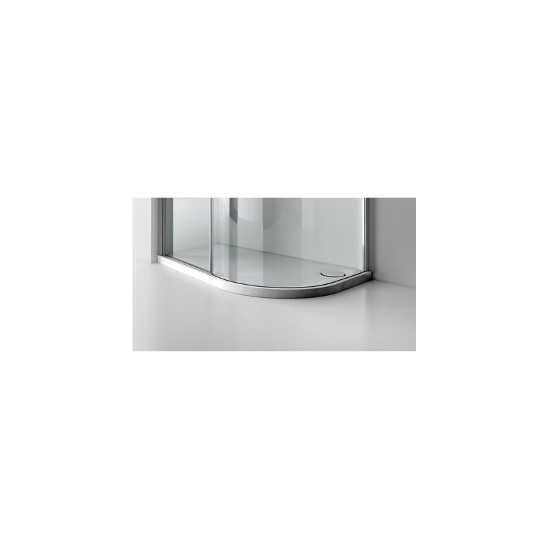 Aquaglass  Lux Dedicated Solid Surface Shower Tray Left Hand
