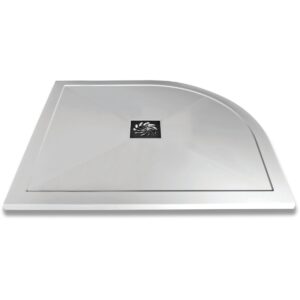 Aquaglass 1000x800mm Slimline Offset Quadrant Shower Tray LH
