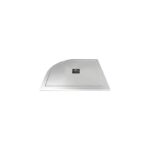 Aquaglass 1000x800mm Slimline Offset Quadrant Shower Tray RH