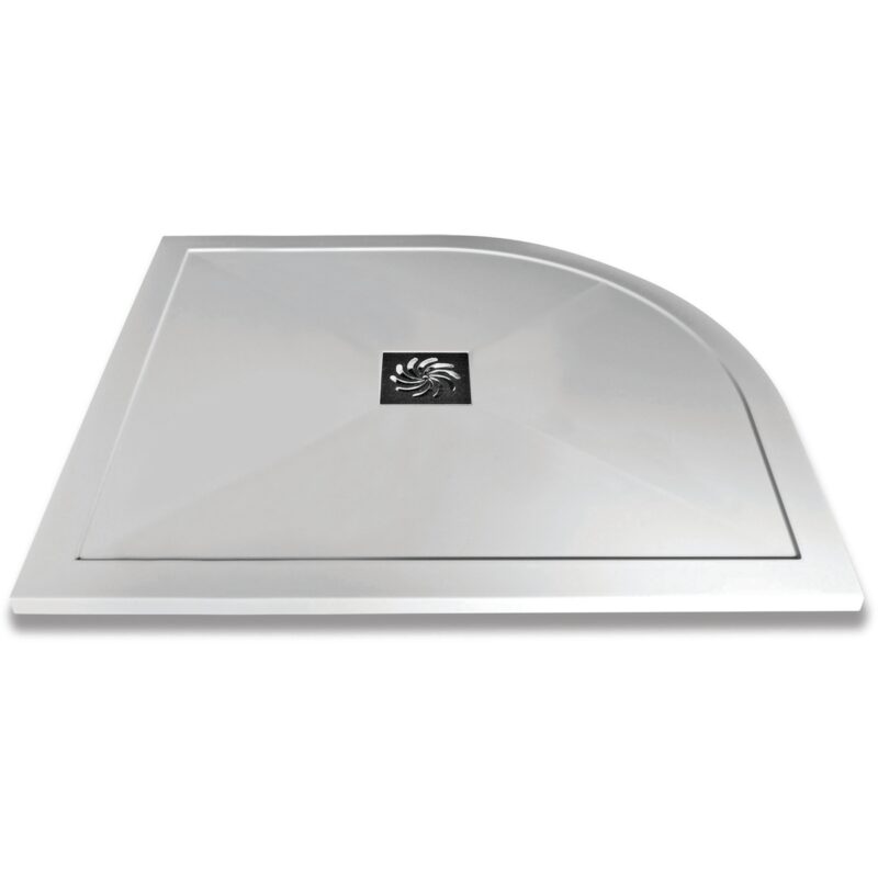Aquaglass 1200x900mm Slimline Offset Quadrant Shower Tray LH