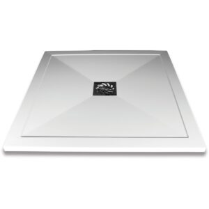 Aquaglass Slimline Square Shower Tray 760x760mm