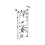 Geberit Duofix 1120mm Wall Hung WC Frame with Cistern & Delta 30 Flush Plate