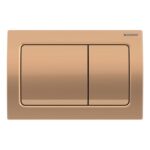 Geberit Alpha 82cm Cistern with Bronze Square Flush Plate