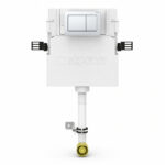 Geberit Alpha 109cm Cistern with White Square Flush Plate