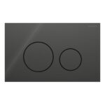 Geberit Sigma Concealed Cistern & Sigma40 Round Flush Plate Lava Glass