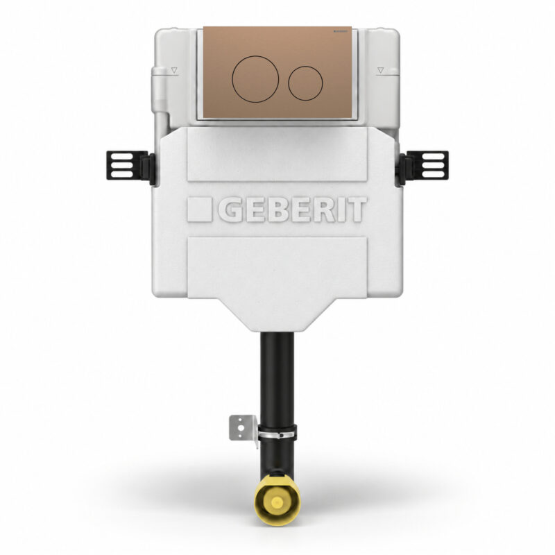 Geberit Sigma Concealed Cistern & Sigma40 Round Flush Plate Brushed Bronze Geberit Sigma Concealed Cistern & Sigma40 Round Flush Plate Brushed Bronze