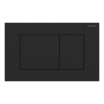 Geberit Sigma Concealed Cistern & Sigma40 Square Flush Plate Matt Black