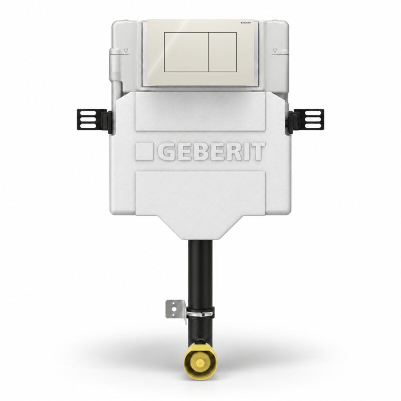 Geberit Sigma Concealed Cistern & Sigma40 Square Flush Plate Sand Grey Glass Geberit Sigma Concealed Cistern & Sigma40 Square Flush Plate Sand Grey Glass