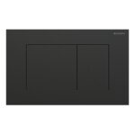 Geberit Sigma Concealed Cistern & Sigma40 Square Flush Plate Brushed Black Chrome