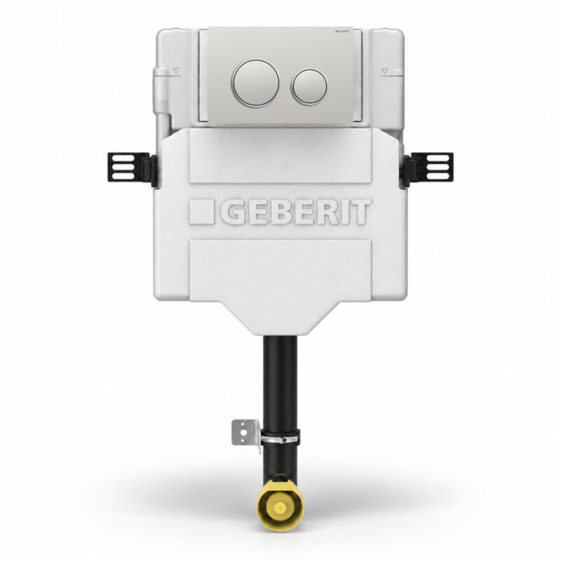 Geberit Sigma Concealed Cistern & Sigma20 Round Flush Plate Matt Chrome Geberit Sigma Concealed Cistern & Sigma20 Round Flush Plate Matt Chrome