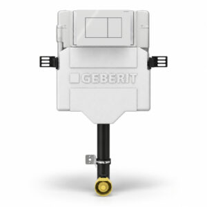 Geberit Sigma Concealed Cistern & Sigma20 Square Flush Plate White