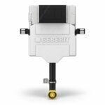 Geberit Sigma Concealed Cistern & Sigma20 Square Flush Plate Black