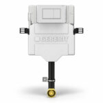 Geberit Sigma Concealed Cistern & Sigma20 Square Flush Plate Matt White/Chrome