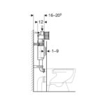 Geberit Sigma Concealed Cistern 12cm UP320
