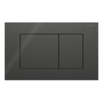 Geberit Sigma Frame & Cistern with Sigma40 Square Flush Plate Lava Glass