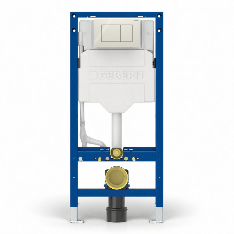 Geberit Sigma Frame & Cistern with Sigma40 Square Flush Plate Sand Grey Glass Geberit Sigma Frame & Cistern with Sigma40 Square Flush Plate Sand Grey Glass