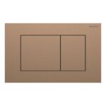 Geberit Sigma Frame & Cistern with Sigma40 Square Flush Plate Brushed Bronze