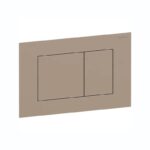Geberit Sigma Frame & Cistern with Sigma40 Square Flush Plate Brushed Bronze