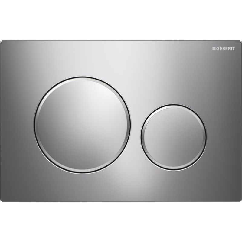 Geberit Sigma Frame & Cistern with Sigma20 Round Flush Plate Chrome