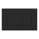 Geberit Sigma Slimline 8cm Frame with Sigma40 Square Flush Plate Matt Black